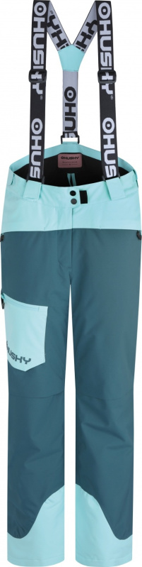 Dámské lyžařské kalhoty HUSKY Glad zelené Velikost: L