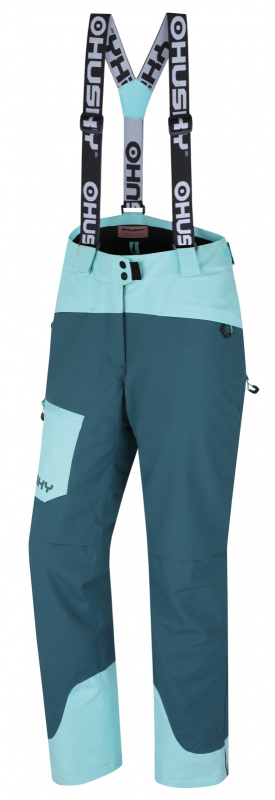 Dámské lyžařské kalhoty HUSKY Glad zelené Velikost: XL