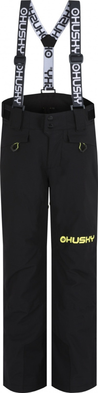 Dětské lyžařské kalhoty HUSKY Gunis Kids černé Velikost: 140