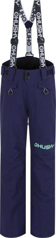 Dětské lyžařské kalhoty HUSKY Gunis Kids modré Velikost: 122