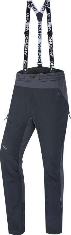 Pánské softshellové kalhoty HUSKY Kixees šedé Velikost: XL