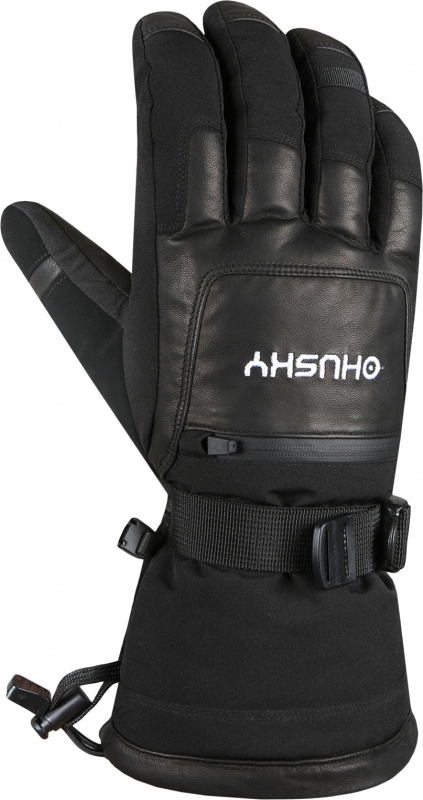 Unisex lyžařské rukavice HUSKY Edin černé Velikost: XL