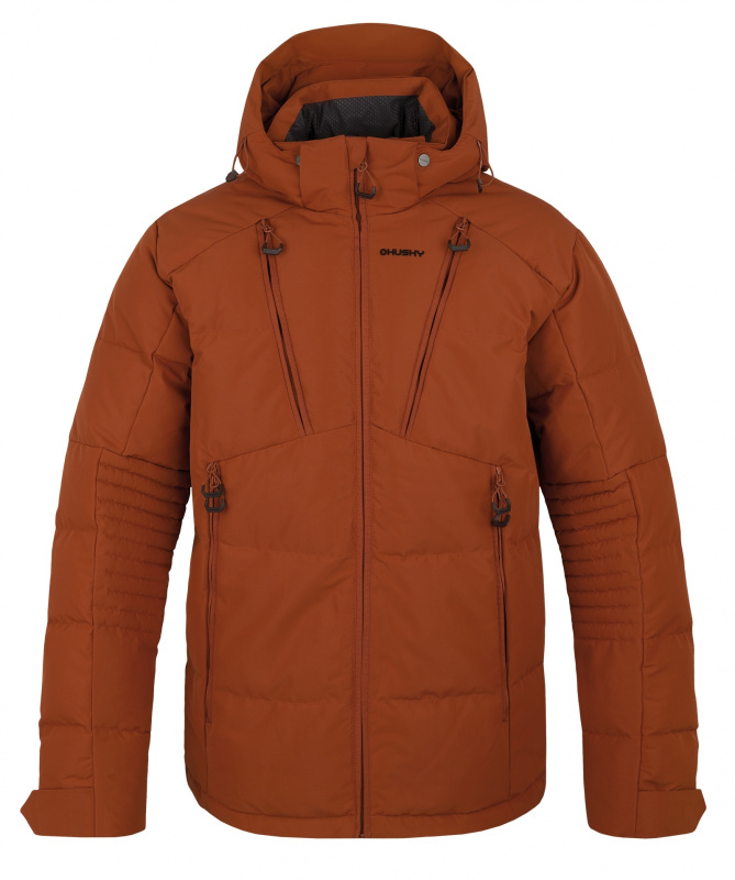 Pánská plněná zimní bunda HUSKY Norel M hnědá Velikost: XXXL