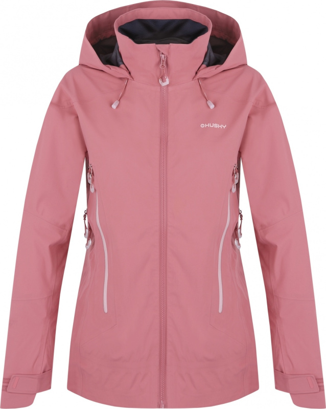 Dámská outdoorová bunda HUSKY Nakron růžová Velikost: XL - plus