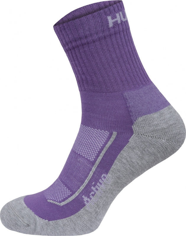 Unisex outdoorové ponožky HUSKY Active fialové Velikost: L (41-44)