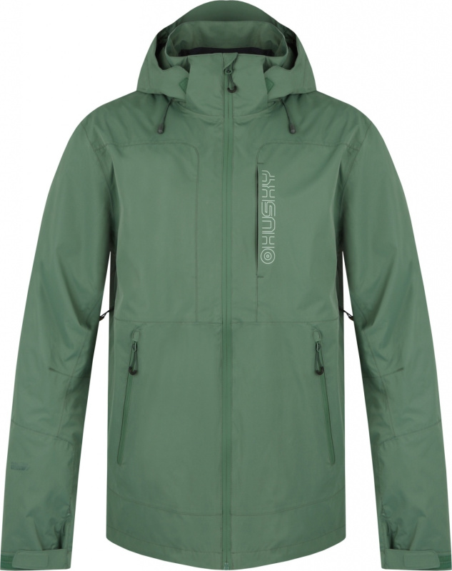 Pánská hardshellová bunda HUSKY Neoni M zelená Velikost: L