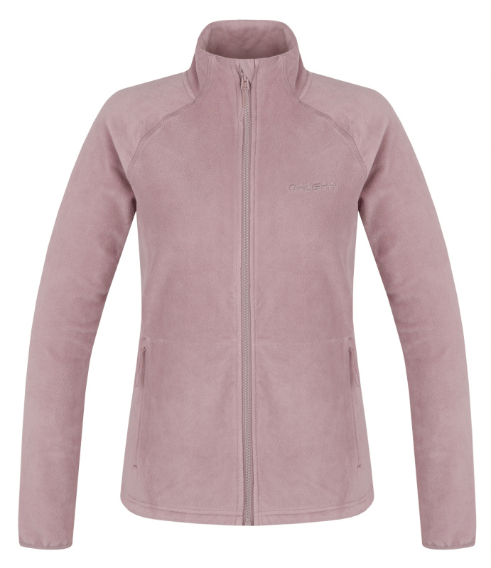 Dámská fleecová mikina HUSKY Aflee L růžová Velikost: M