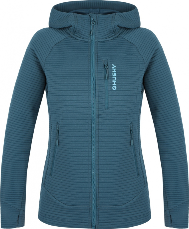 Dámská mikina HUSKY s kapucí Anara L modrá Velikost: XXL