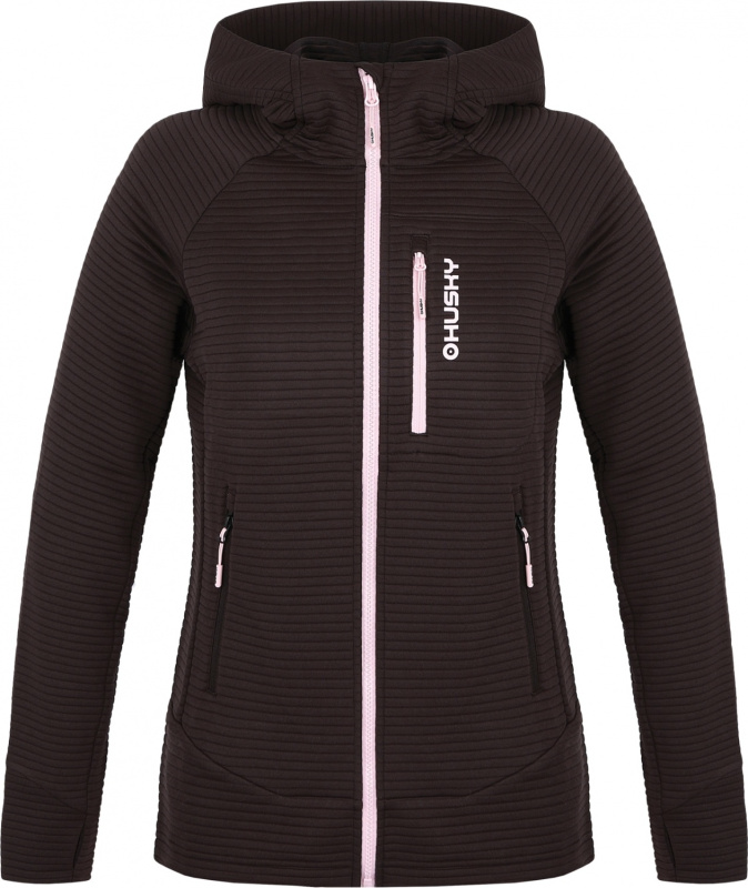 Dámská mikina HUSKY s kapucí Anara L černá Velikost: M