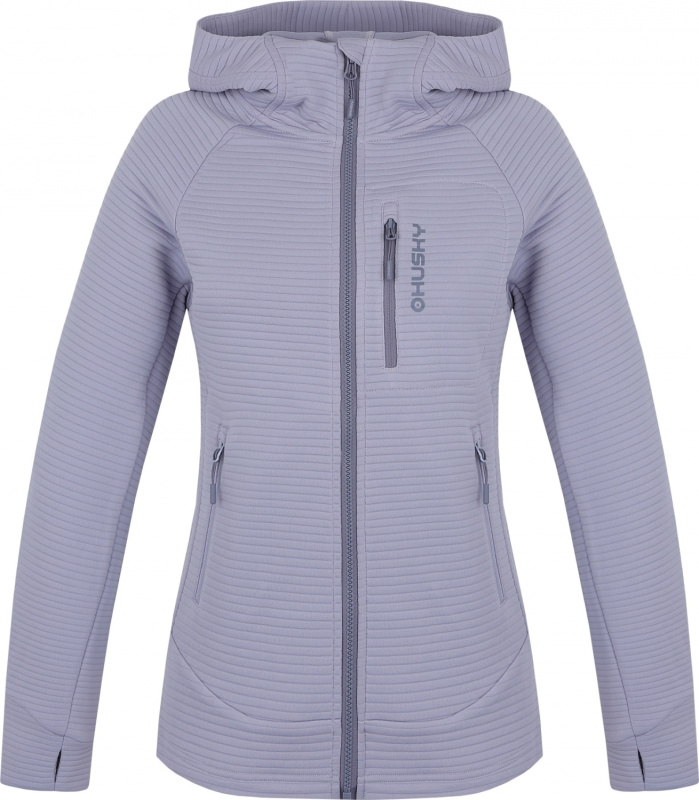 Dámská mikina HUSKY s kapucí Anara L fialová Velikost: XL