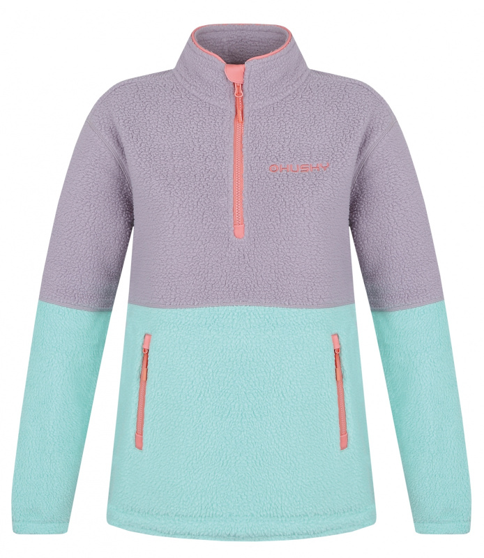 Dámská fleecová mikina HUSKY Addy L fialová Velikost: S