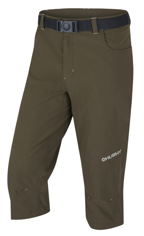 Pánské lehké 3/4 kalhoty HUSKY Klumy M khaki Velikost: M