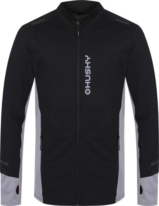 Pánská mikina se zipem HUSKY Tame zip M černá Velikost: XXXL