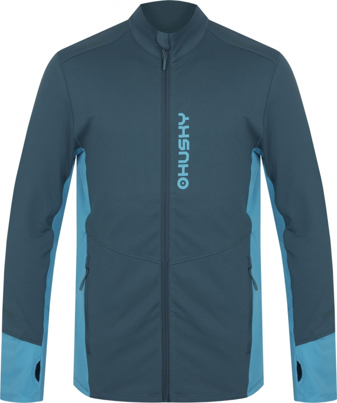 Pánská mikina se zipem HUSKY Tame zip M modrá Velikost: XXL