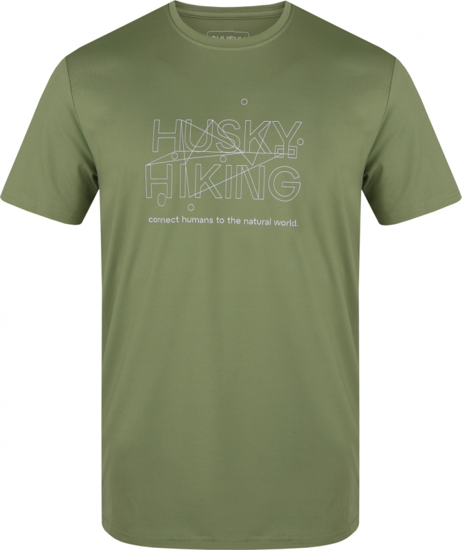 Pánské funkční triko HUSKY Tant M green Velikost: L