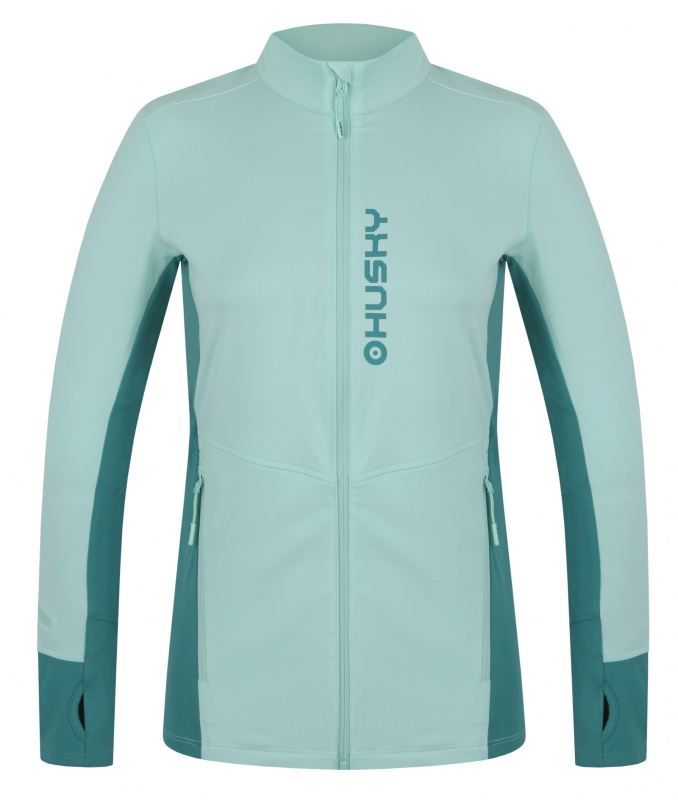 Dámská mikina se zipem HUSKY Tame zip L modrá Velikost: XL