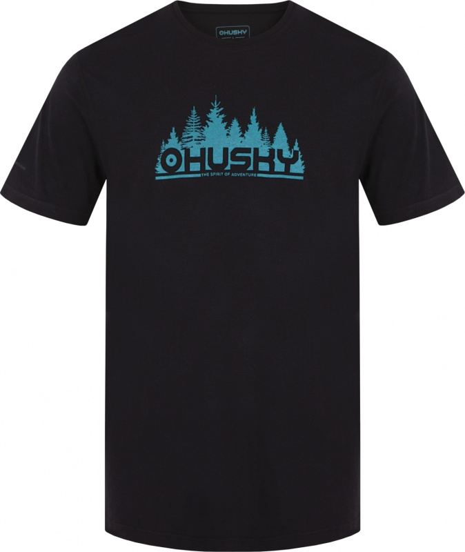 Pánské merino triko HUSKY Mertis M černé Velikost: XXL