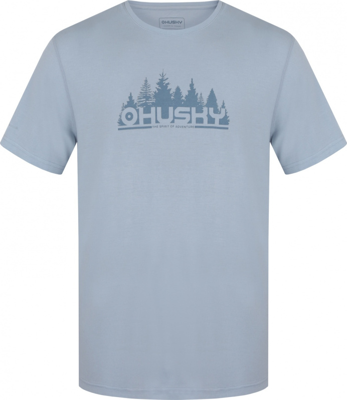 Pánské merino triko HUSKY Mertis M šedé Velikost: XXXL