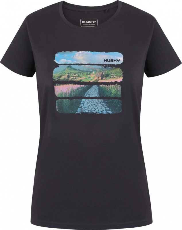 Dámské bavlněné triko HUSKY Tee Flo L šedé Velikost: XXL