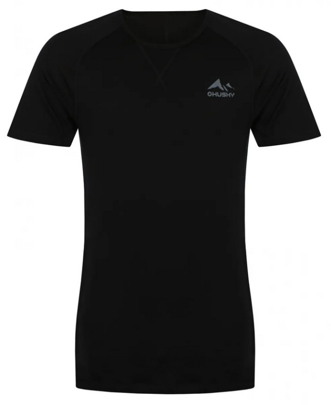 Pánské merino triko HUSKY Mersa M černé Velikost: XL