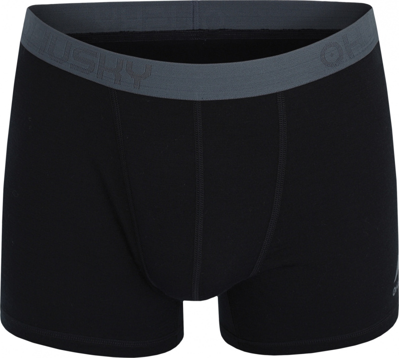 Pánské merino boxerky HUSKY Mex černé Velikost: L
