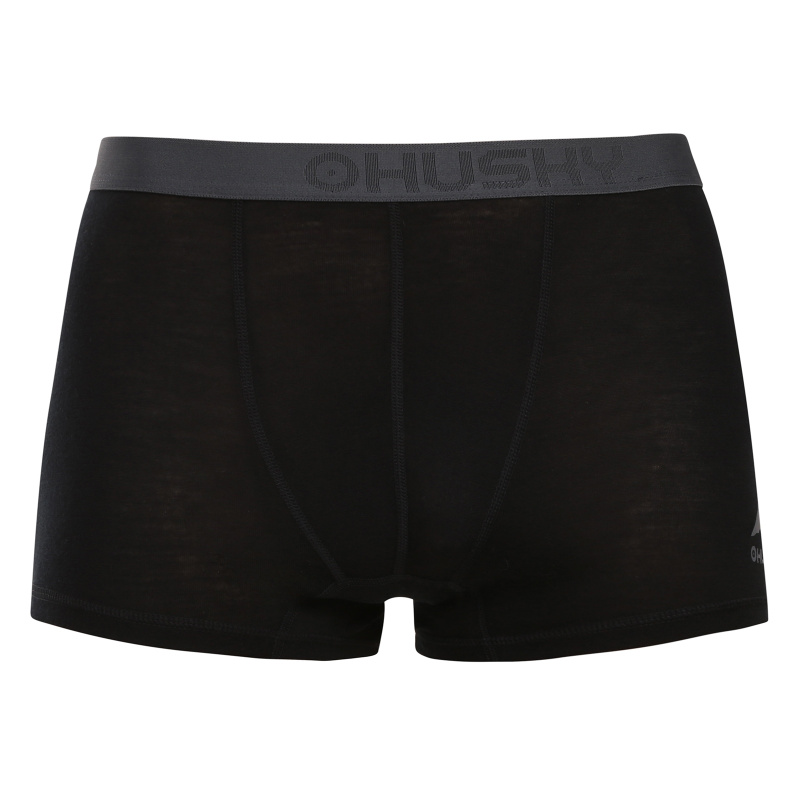 Pánské merino boxerky HUSKY Mex černé Velikost: S