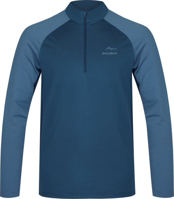 Pánský funkční rolák HUSKY Tromi ZIP modrý Velikost: XXXL