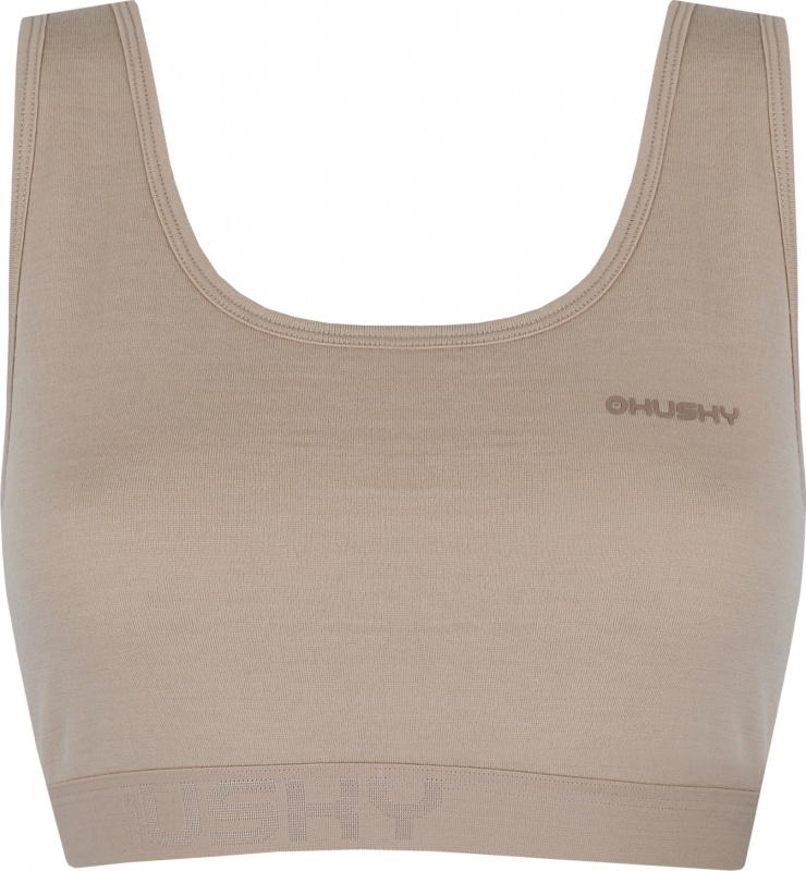 Dámská merino podprsenka HUSKY Mebra béžová Velikost: L