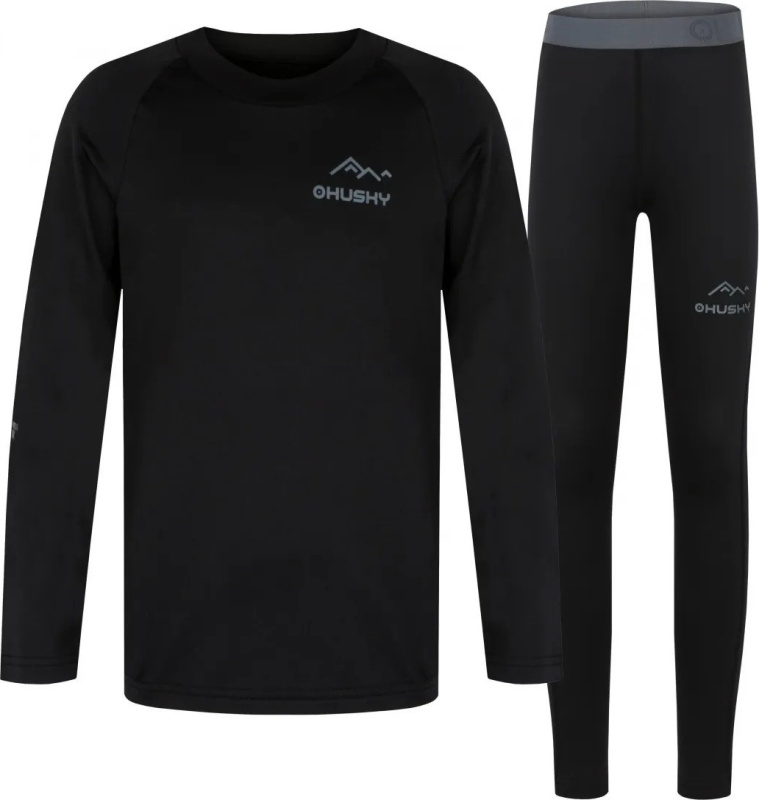 Dětský funkční set HUSKY Active winter černý Velikost: 146