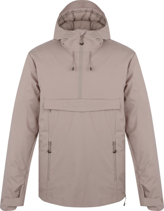 Pánská hardshellová plněná bunda HUSKY Nesebi hnědá Velikost: S