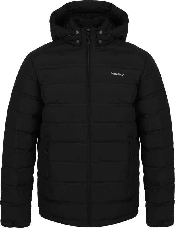 Pánská péřová bunda HUSKY Donnie M černá Velikost: M