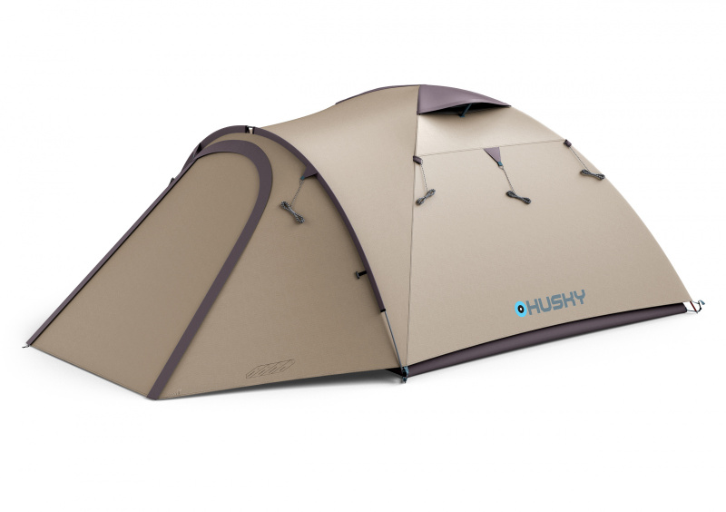 Turistický stan HUSKY pro 3 osoby Bizon 3 Plus light brown Velikost: onesize