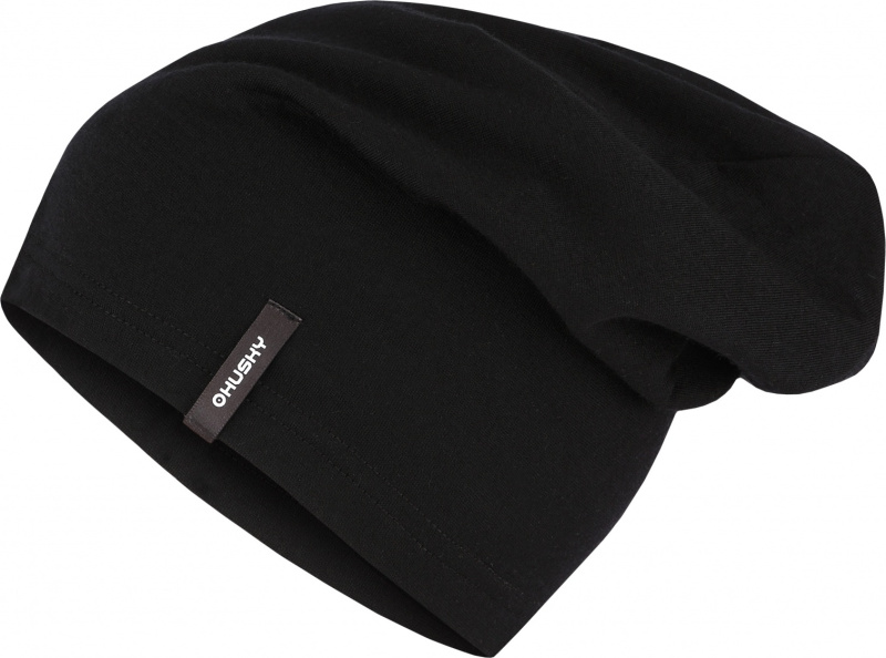 Unisex merino čepice HUSKY Merhat černá Velikost: onesize