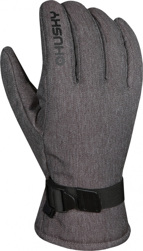 Unisex lyžařské rukavice HUSKY Elix šedé Velikost: M
