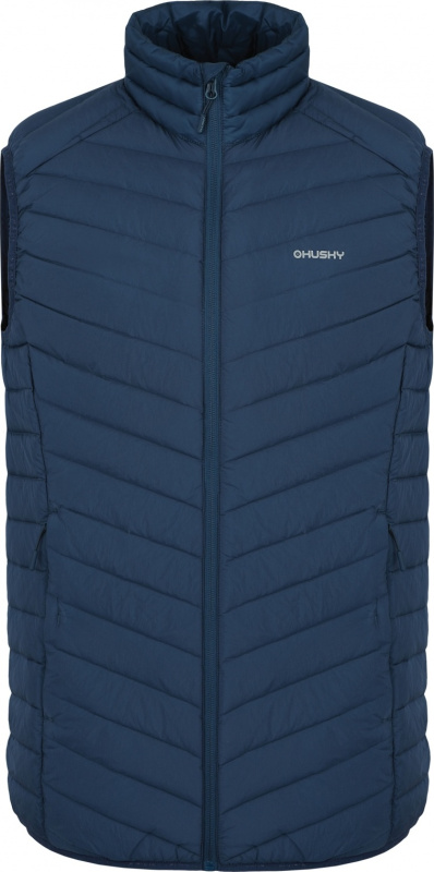 Pánská péřová vesta HUSKY Dresles modrá Velikost: M