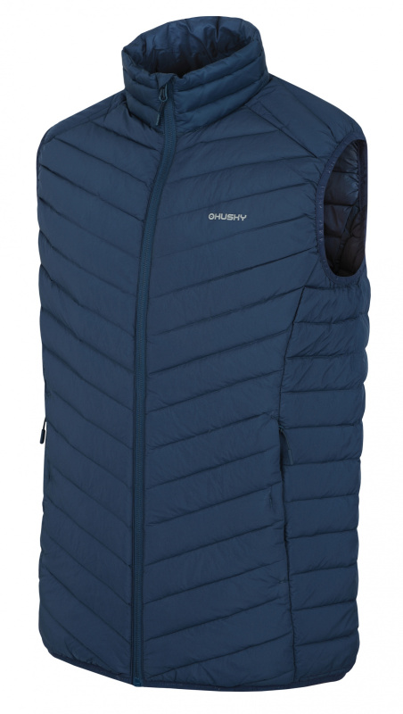 Pánská péřová vesta HUSKY Dresles modrá Velikost: XXXL