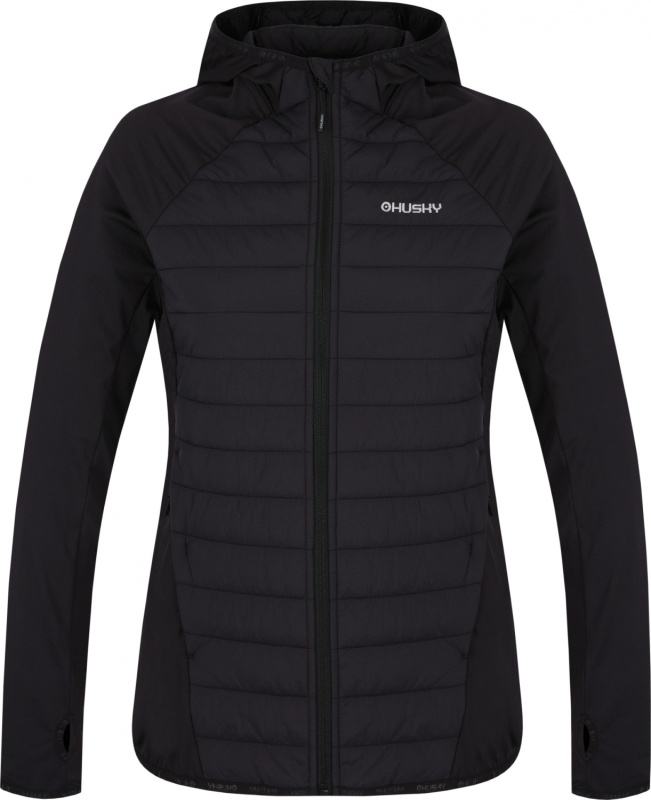 Dámská hybrid mikina HUSKY Arya L černá Velikost: XL