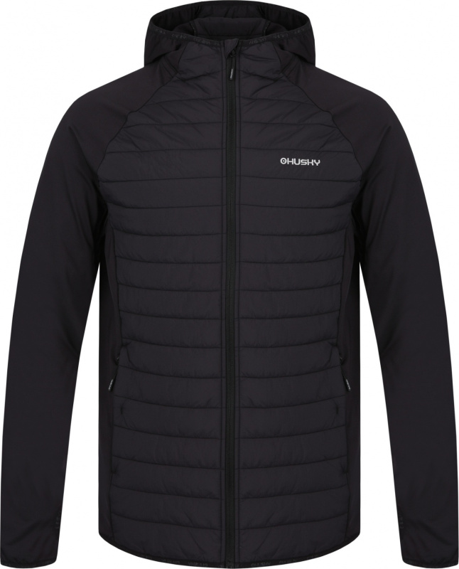 Pánská hybridní mikina HUSKY Arya černá Velikost: XL