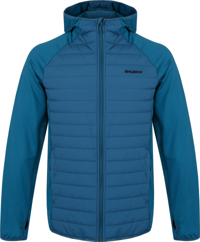 Pánská hybridní mikina HUSKY Arya modrá Velikost: XL