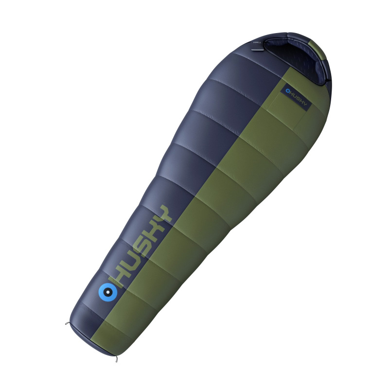 Thermopro zimní spacák HUSKY Fenela -15°C blue/khaki Velikost: onesize