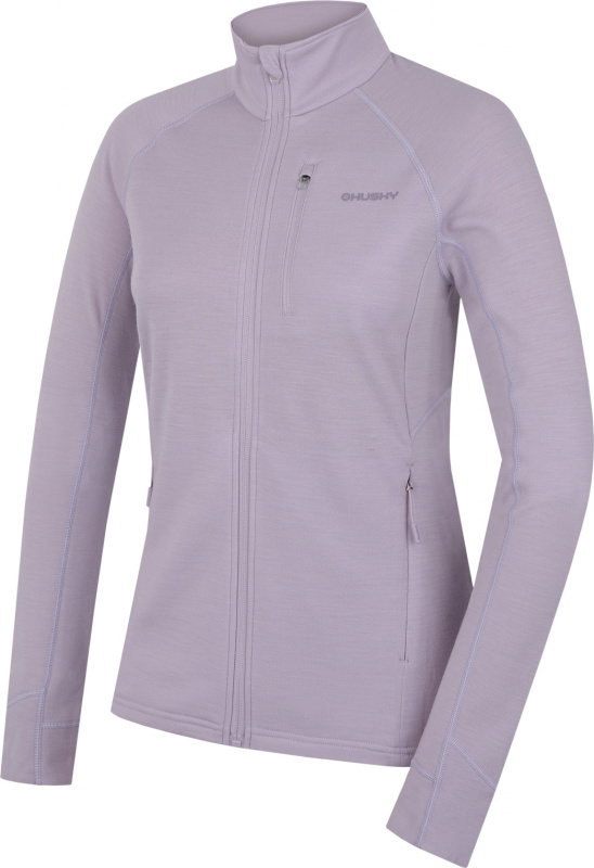 Dámská mikina z merino vlny HUSKY Alou L fialová Velikost: XL