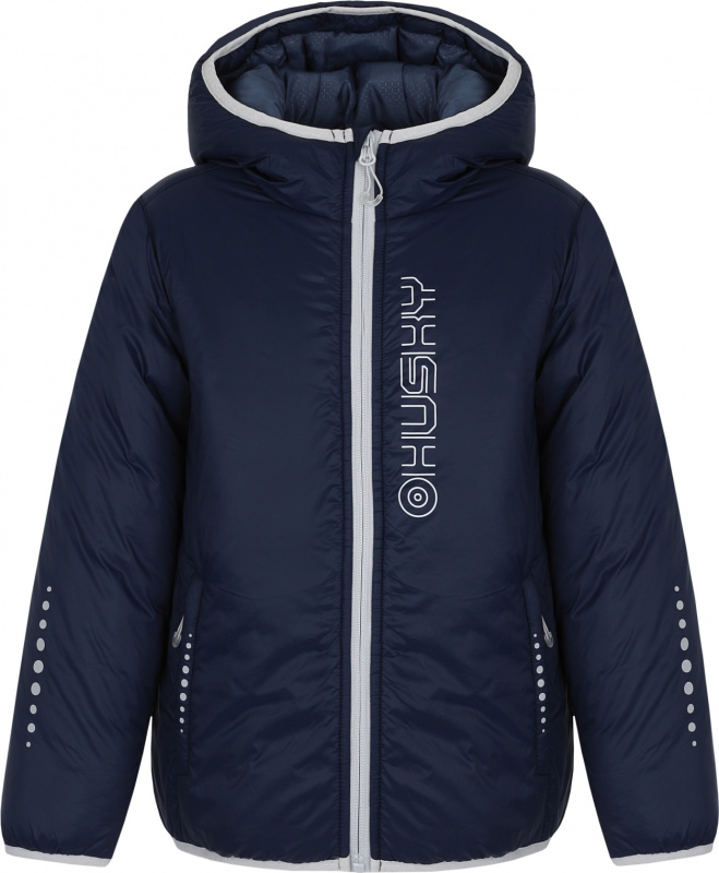 Dětská plněná bunda HUSKY Nix K modrá Velikost: 140