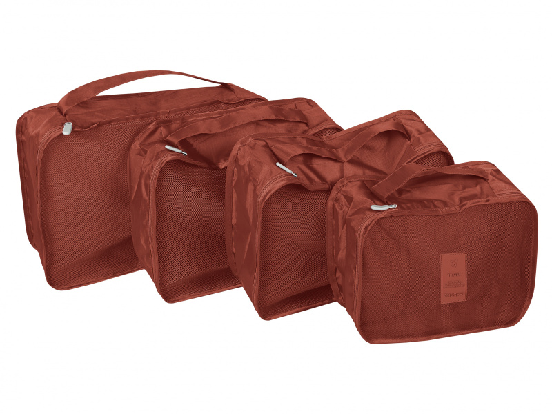 Cestovní organizér HUSKY Travel - set 4ks dark orange Velikost: onesize