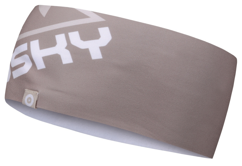 Sportovní čelenka HUSKY Ciw béžová Velikost: onesize