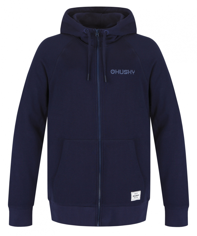 Pánská bavlněná mikina HUSKY Brool M dark modrá Velikost: S