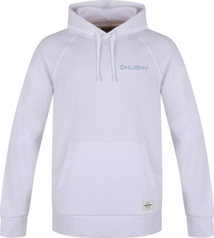 Pánská bavlněná mikina HUSKY Buggy M bílá Velikost: XL
