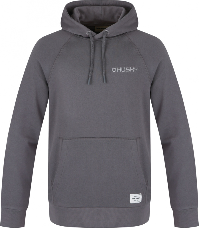 Pánská bavlněná mikina HUSKY Buggy M šedá Velikost: XXXL