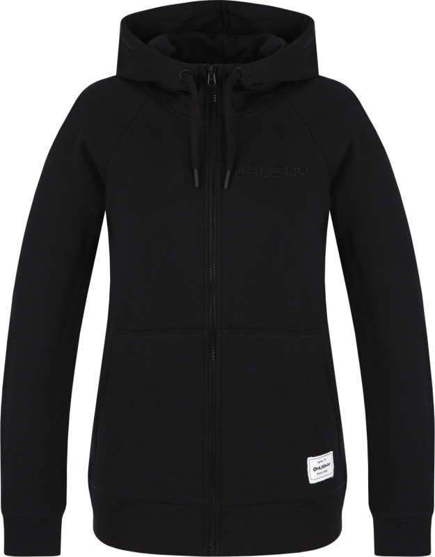 Dámská bavlněná mikina HUSKY Brool L černá Velikost: XL