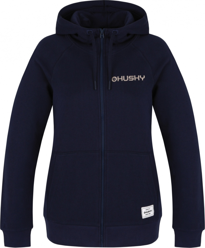 Dámská bavlněná mikina HUSKY Brool L modrá Velikost: M