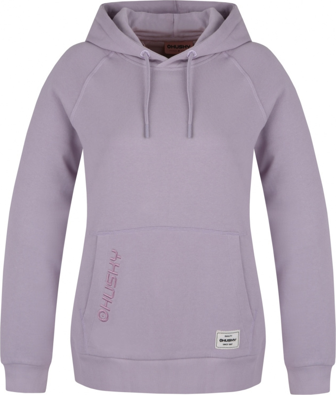 Dámská bavlněná mikina HUSKY Buggy L fialová Velikost: XL